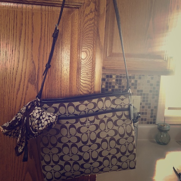 Coach Handbags - Coach Crossbody and Scarf